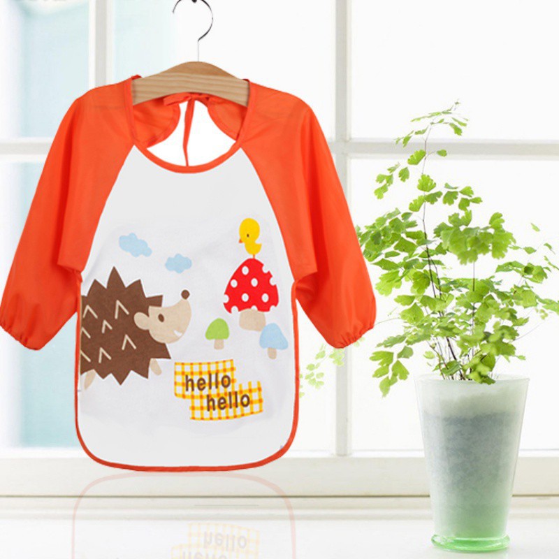 Yếm chống nước họa tiết kiểu dáng động vật hoạt hình xinh xắn cho các bé