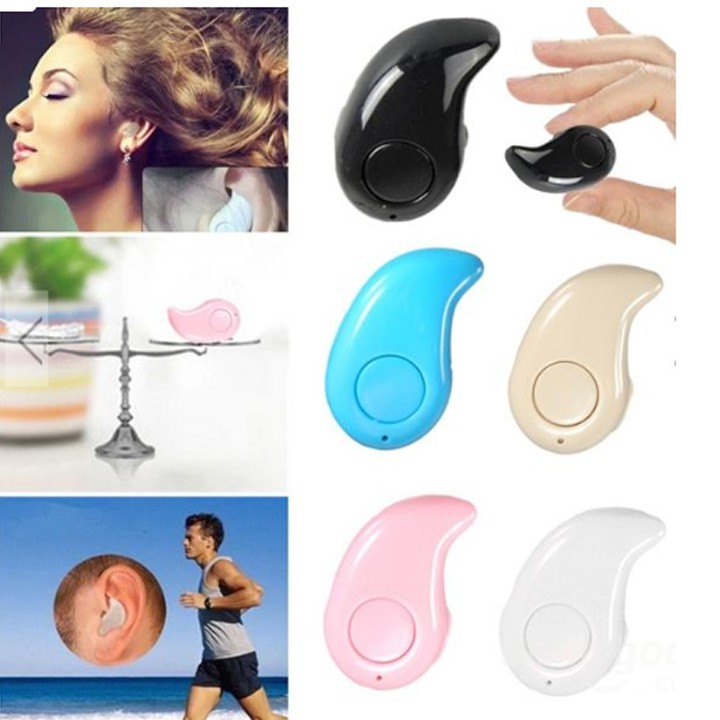 Tai nghe S530 nhét tai siêu nhỏ kết nối bluetooth V4.1 Ear-Pod Siêu Nhỏ Có Nghe Nhạc (Trắng)