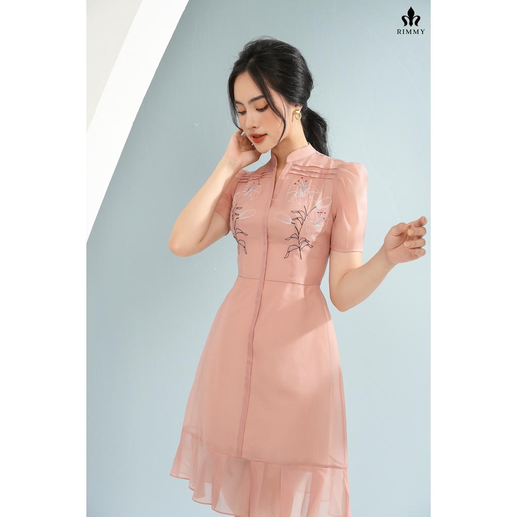 Váy thiết kế hồng vỏ đỗ Rimmy- Lamia Dress [VA10-0322]
