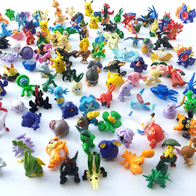 Mô hình Pokemon dễ thương trang trí bàn học , tiểu cảnh