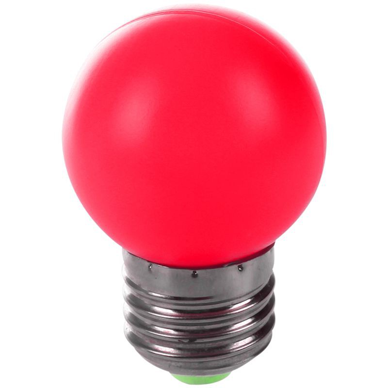 E27 LED Light Warm Red Bulb Plastic Bulb (0.5W Power, Red)