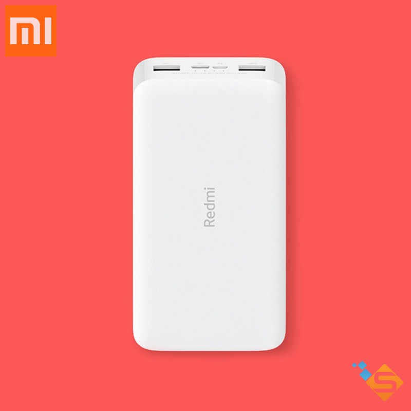 Pin Sạc Dự Phòng Xiaomi Redmi 10000mAh Sạc Nhanh 10W 2 Đầu Vào Công Suất 37W - Bảo Hành Chính Hãng DGW 6 Tháng