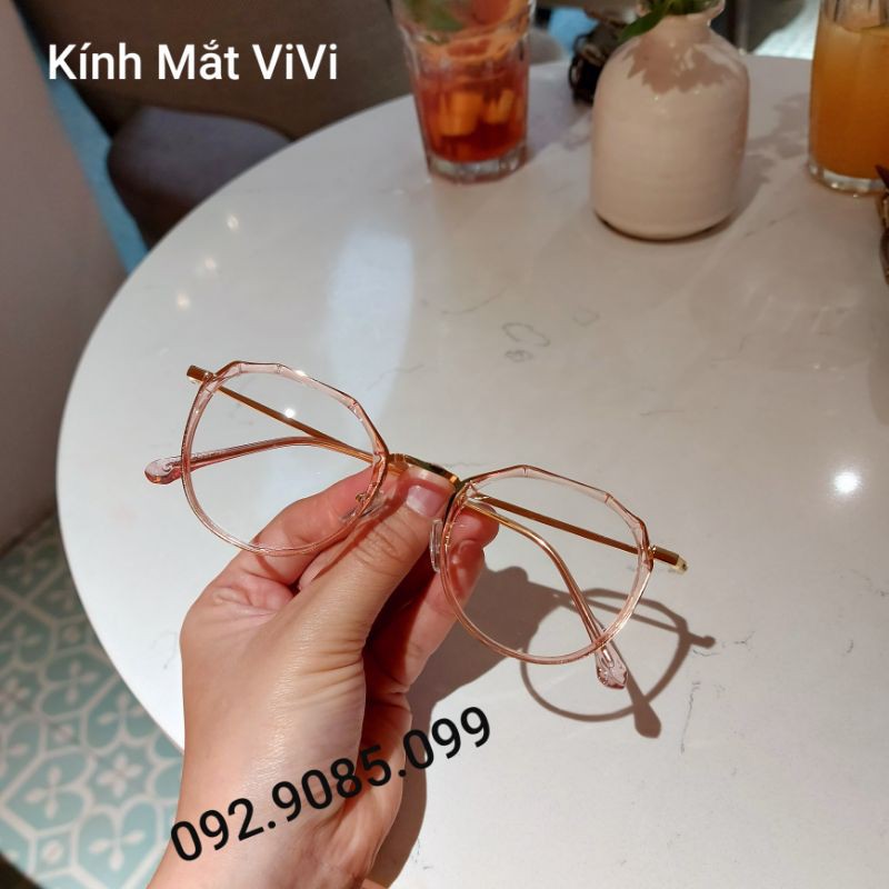 Gọng Kính Cận Kim Loại Nam Nữ Of8854 - Kính thời trang 0 độ hàn quốc + nhận cắt cận viễn loạn | BigBuy360 - bigbuy360.vn