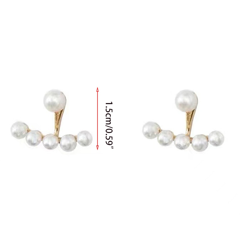 Khuyên Tai Xỏ Lỗ Đính Ngọc Trai Nhân Tạo Cho Nữ