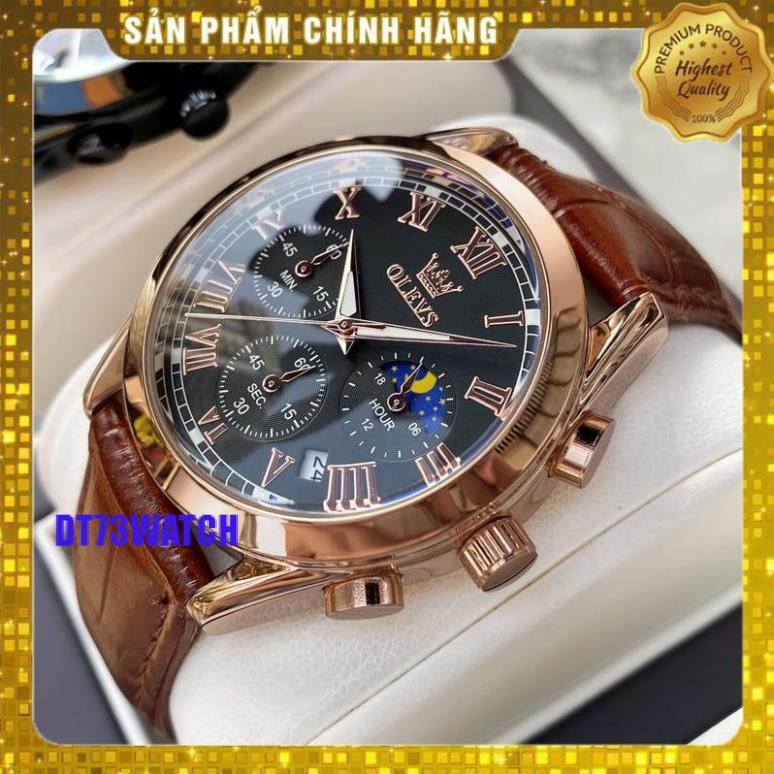 Đồng hồ đeo tay OLEVS 2871 cơ cấu thạch anh kim chỉ chống nước cho nam