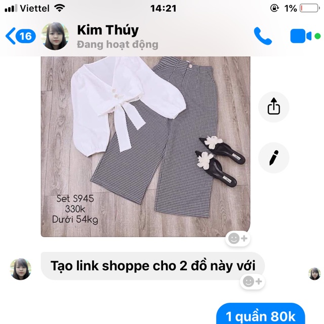 sét quần caro