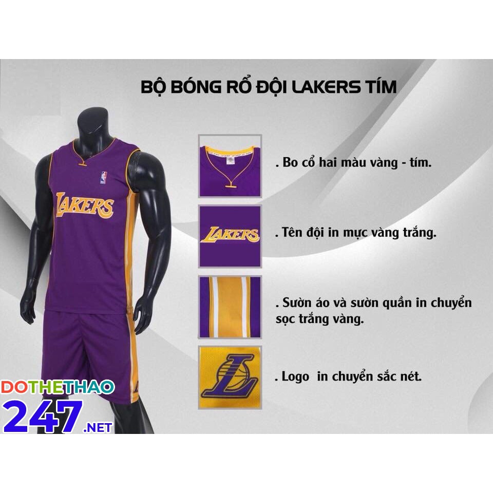 Bộ bóng rổ Lakers