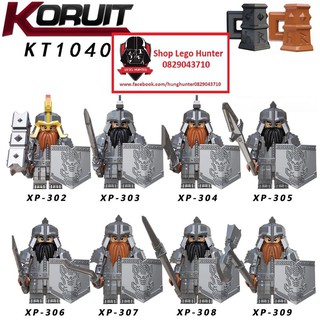 Xếp Hình Minifigures Lord of The Ring : Chiến binh người tộc người Lùn KT 1040 Koruit ( bán lẻ )