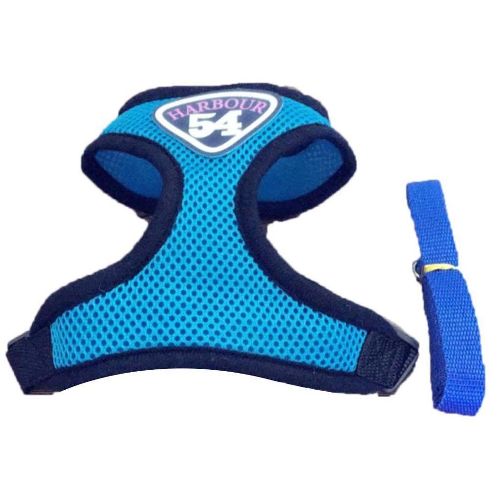 Áo Sát Nách Lưới Mềm Phản Quang Gắn Dây Dắt Thú Cưng Đi Dạo