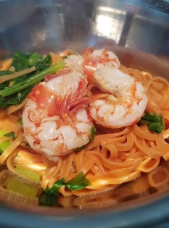 Mỳ gạo lứt rau củ