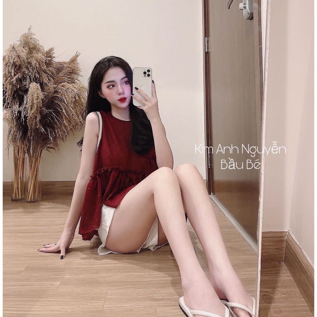 SÉt Đồ Nữ , Sét Áo Von Bông Kèm Quần Sooc | BigBuy360 - bigbuy360.vn