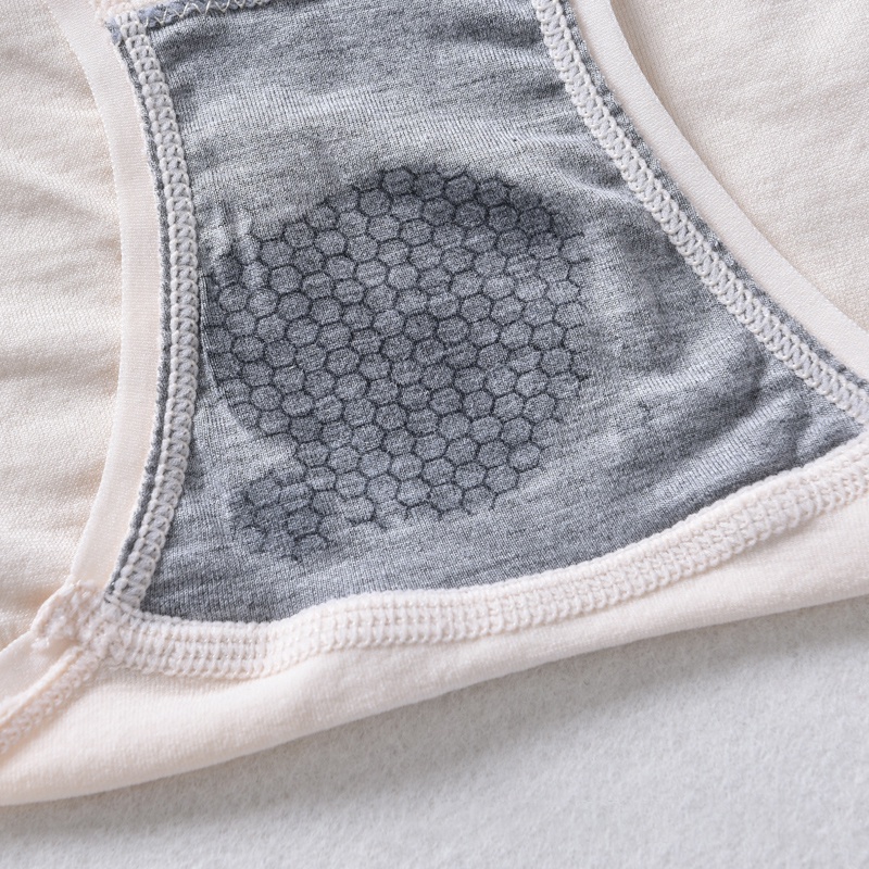 Quần lót AOWEINISI màu trơn thoáng khí thoải mái cho nữ