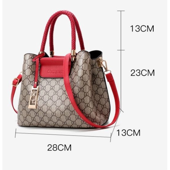 Ready stock Túi xách họa tiết hoa thời trang sang trọng cho nữ