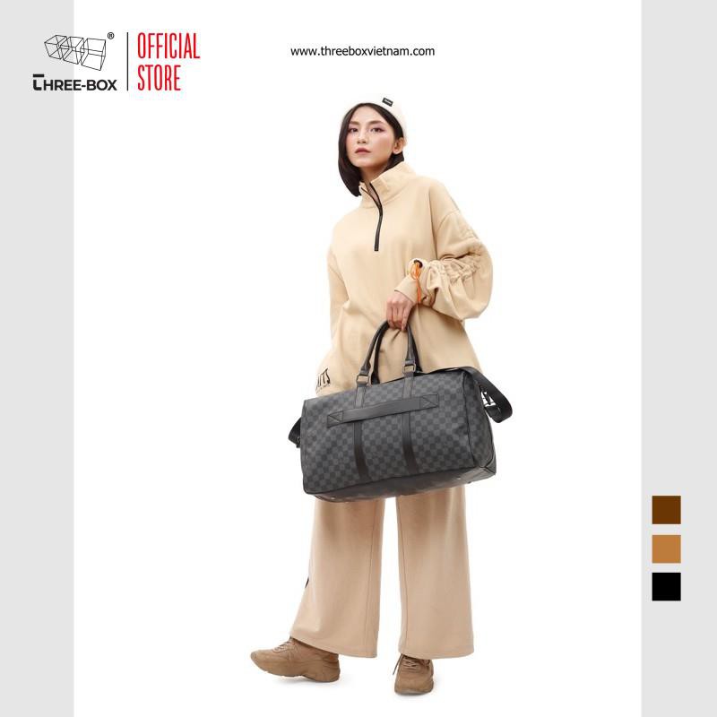 Túi xách du lịch Three-Box hoạ tiết Damier Travel | TX8052