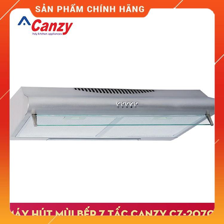 [Hỏa tốc 1H] Máy hút khói khử mùi bếp 7 tấc inox CANZY CZ-2070i - Hàng chính hãng - BH 2 năm