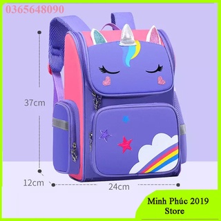 [MẪU HÓT-SIZE37CM] Ba lô học sinh tiểu học -Cặp sách chống gù chống thấm nước có phản quang