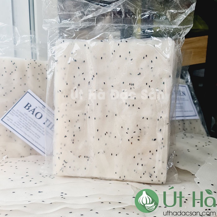 Bánh Tráng Cuốn Gạo Mè Bảo Tiên Bịch 500gr Bánh Tráng Quảng Ngãi Sản Xuất Thủ Công Truyền Thống - Út Hà Đặc Sản