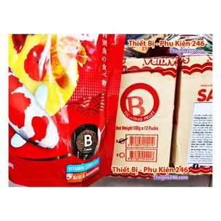 Thức Ăn Cá Sakura Gold 500g hạt nhỏ B