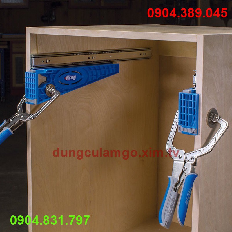 Cữ lắp ray trượt bi Kreg USA