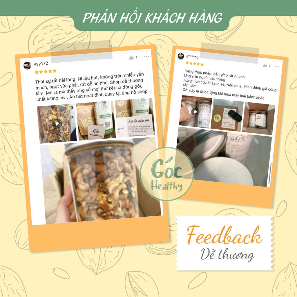 Yến Mạch Cán Dẹt Góc Healthy - 5 phút ăn liền