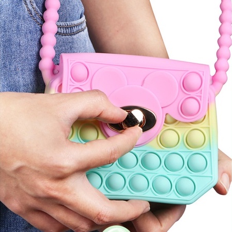 Túi xách mini cho bé,túi đeo chéo pop it cực hot hit cho bé gái.Thóc_shop
