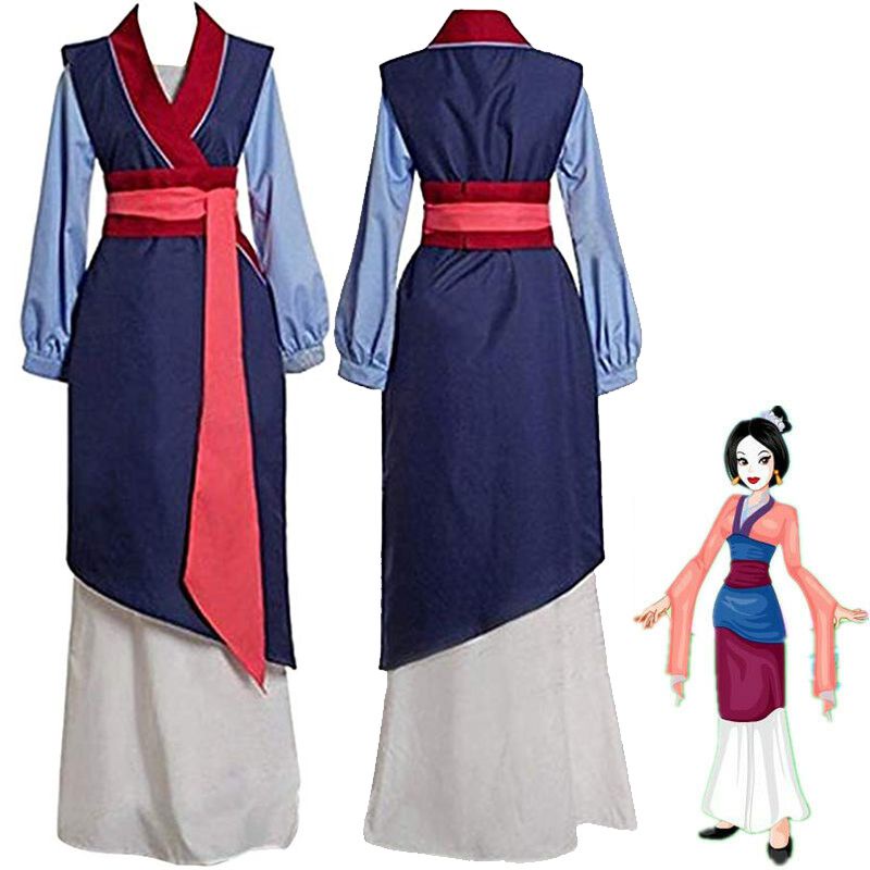 Bộ Kimono Hóa Trang Nhân Vật Mulan Cho Người Lớn Và Trẻ Em