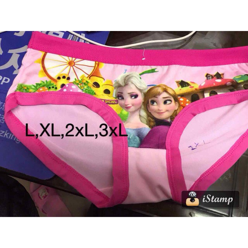 Quần lót chéo cho bé gái hình nhân vật hoạt hình