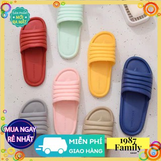 Dép Cao Su 03 Siêu Siêu Nhẹ Quai Ngang Chống Trơn -Dép Đi Trong Nhà Đế Dày Êm Chân⭐Phù Hợp Đi cả ở Phòng Tắm⭐PKG003