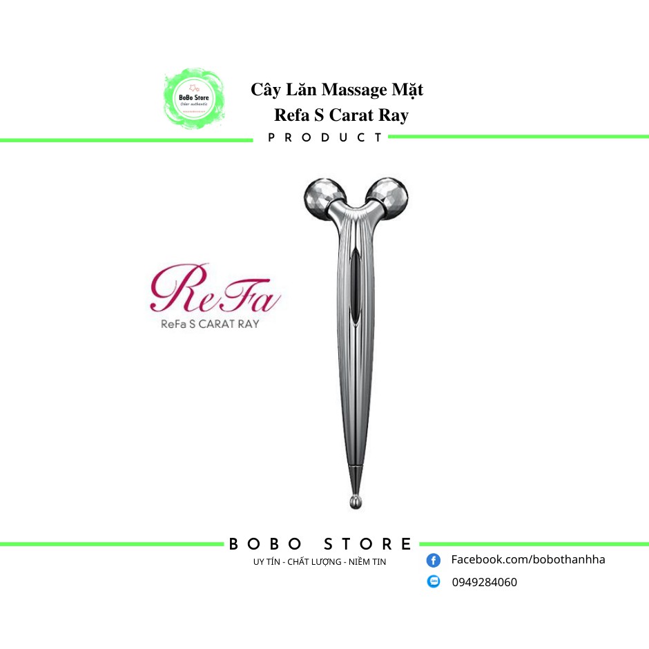 Cây Lăn Massage Mặt Refa S Carat Ray - Hàng chính hãng