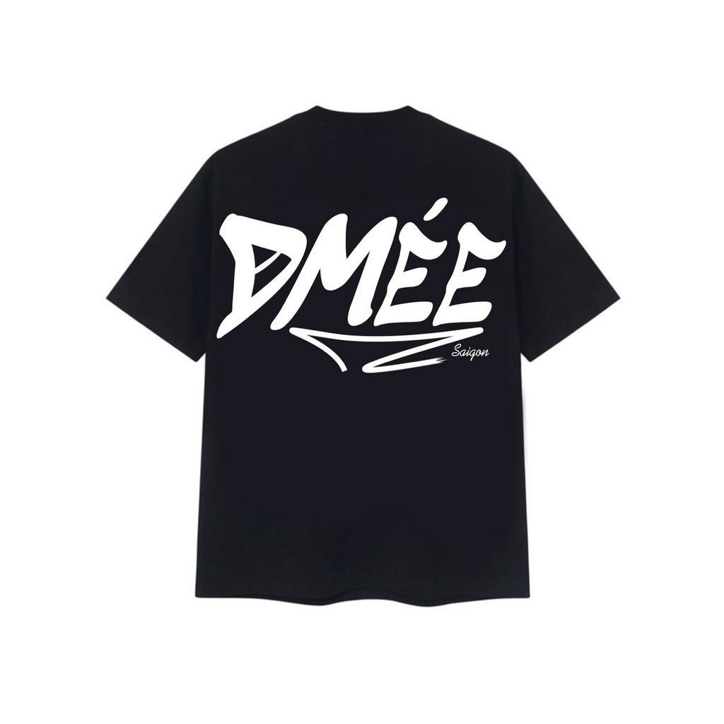Áo Thun Tay Lỡ Unisex Dmée BLACK - Damiese Cotton 100%