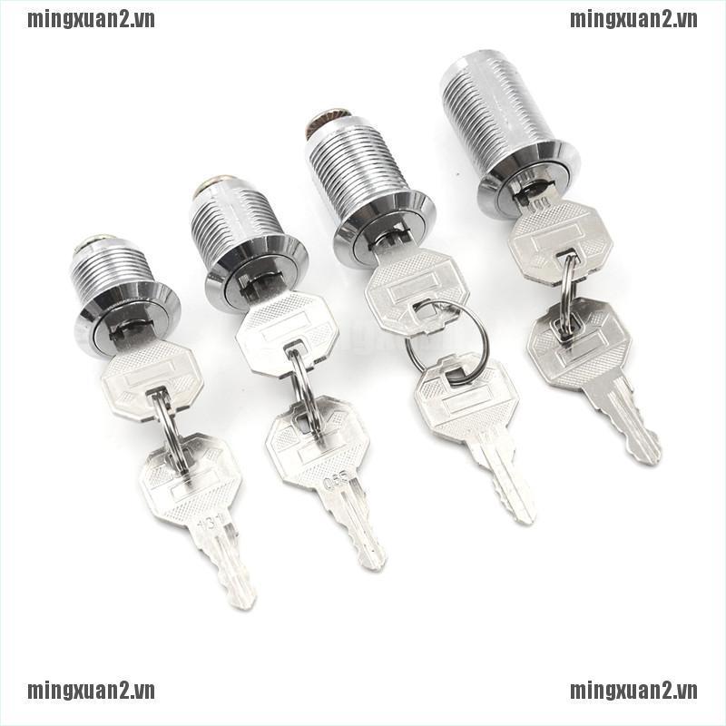 Bộ Khóa Cửa Tủ Kèm 2 Chìa 16-30mm