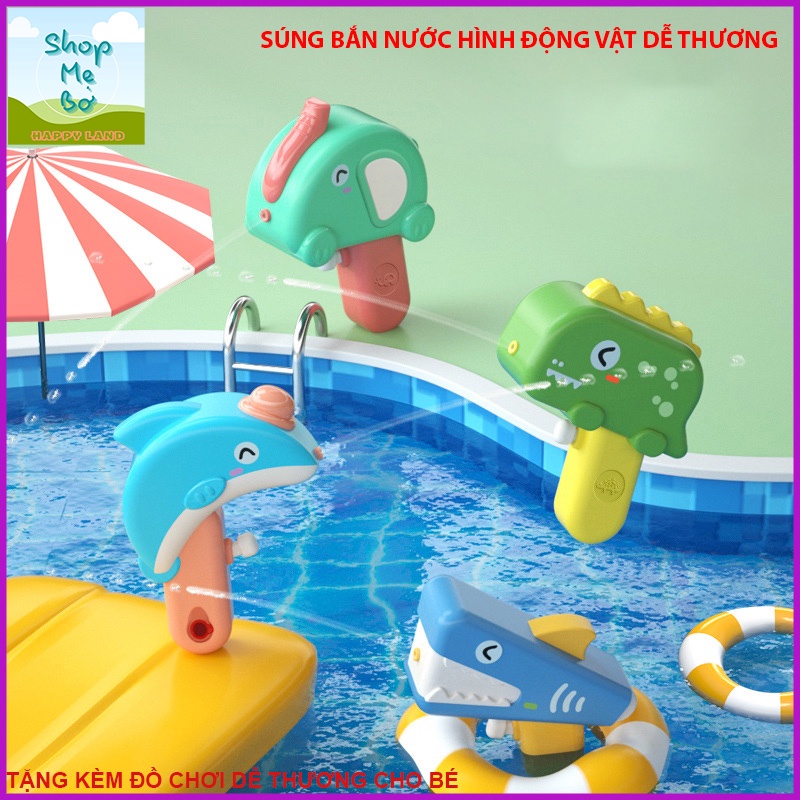 Đồ chơi trẻ em, Súng bắn nước hình thú siêu đáng yêu, Mẫu hot nhất năm 2022, Chơi là thích, chơi là mê