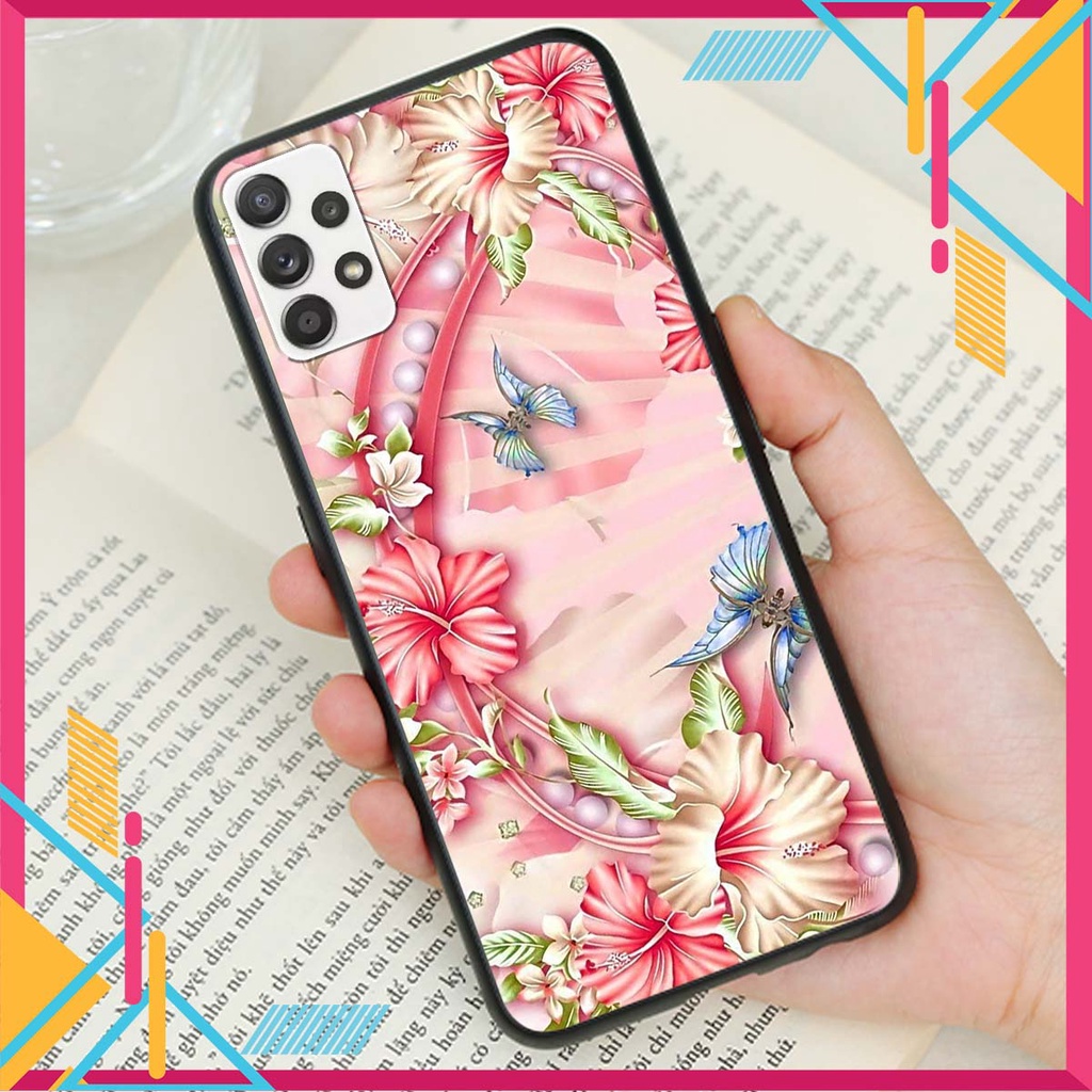 Ốp lưng Samsung A52 in hình hoa xinh xắn, hiện đại , thời trang ,phong cách