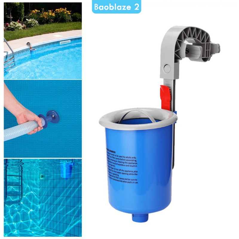 [BAOBLAZE2]Wall-Mounted Swimming Pool Skimmer Professional for Cleaning Pools Fountains