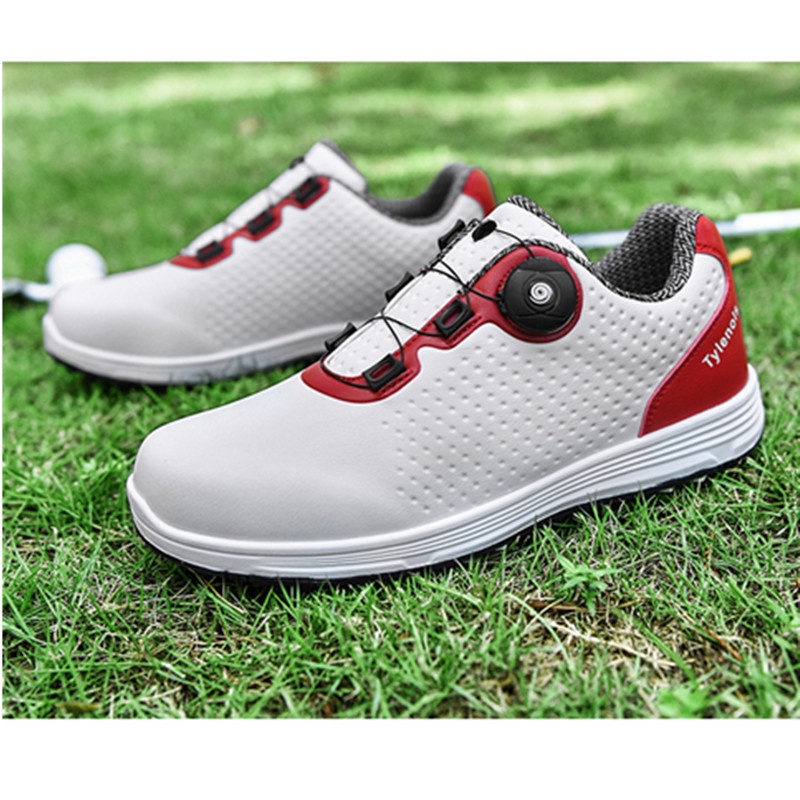 Giày Thể Thao Đánh Golf Bốn Mùa Chống Trượt Chống Thấm Nước Xoay Tự Động Dành Cho Nam