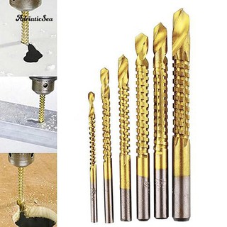 6 mũi khoan mạ thép titan tốc độ cao đầu lục giác 3-8mm