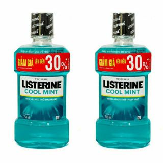 (Mẫu mới) Combo 2 chai listerine 750ml