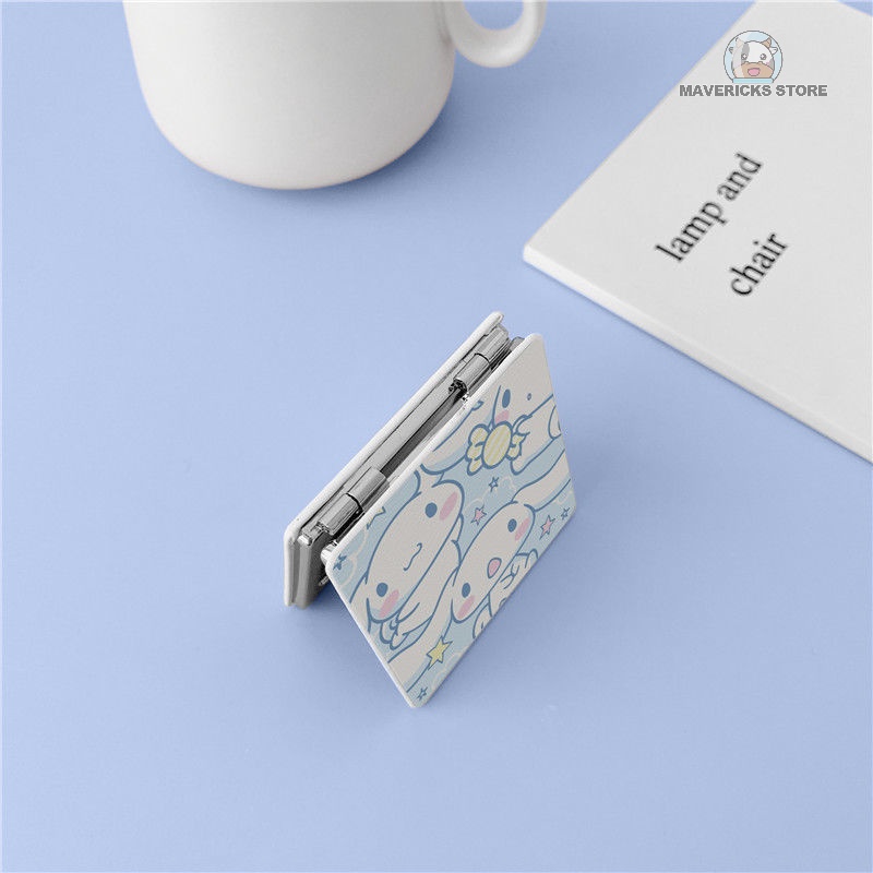 [Hàng mới về] Gương trang điểm mini gấp gọn in hình nhân vật hoạt hình Cinnamon dễ thương