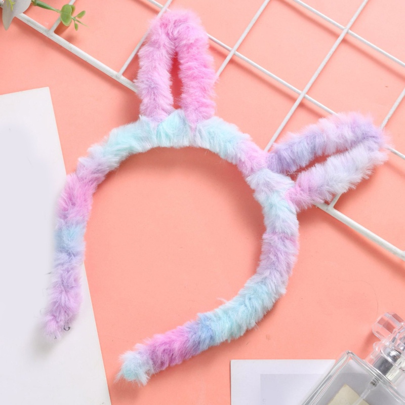 Flgo Băng Đô Tai Mèo Màu Gradient Dễ Thương