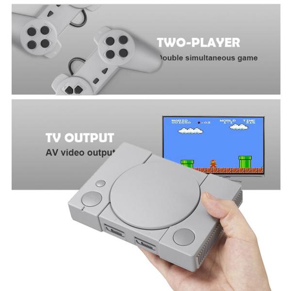 Classic Game Console 8-bit for PS1 Mini Home 620 Action Game Enthusiast Entertainment System Retro