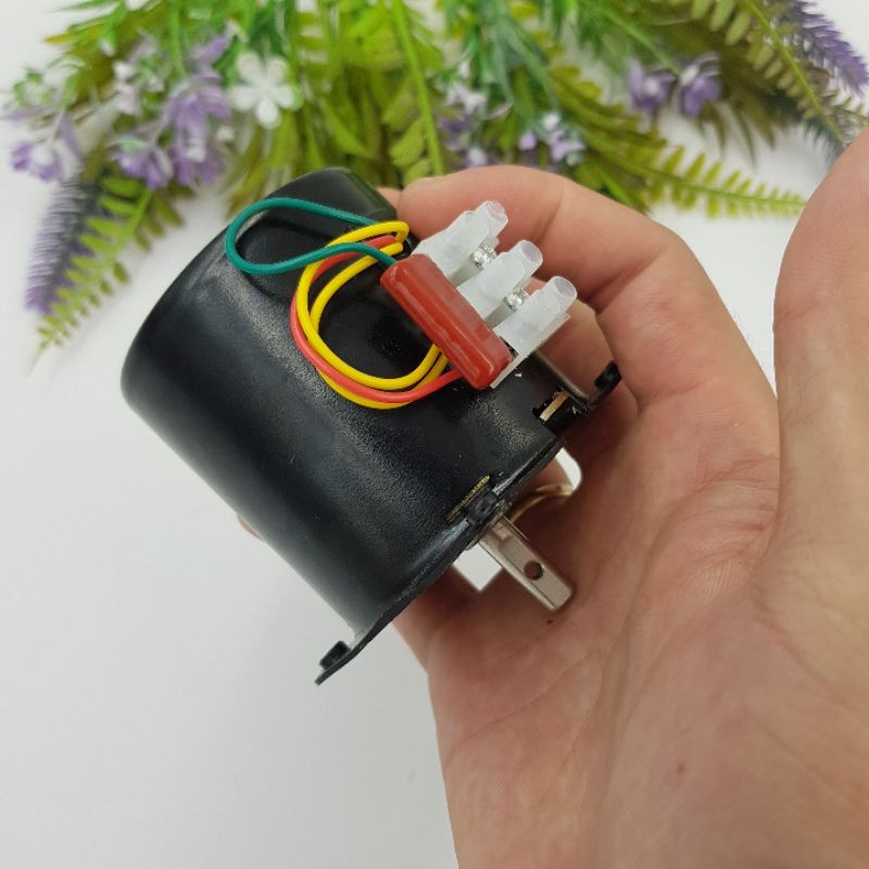 Mô Tơ Quay Gà Vịt  Động Cơ Giảm Tốc 220V 30 Vòng Phút 60KTYZ 14W motor hộp số 220V - ShopLinhKienM2M