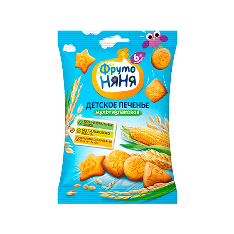 [HSD 2023] Bánh quy ăn dặm Fruto cho bé 6m+ 50g, 120g (Nga)