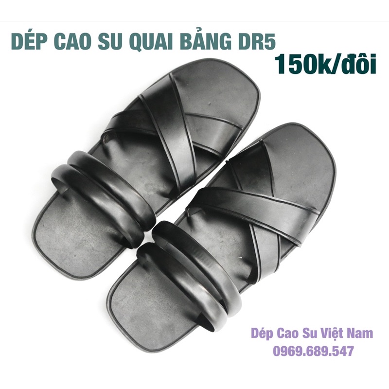 Dép Cao Su Bác Hồ Quai Bảng