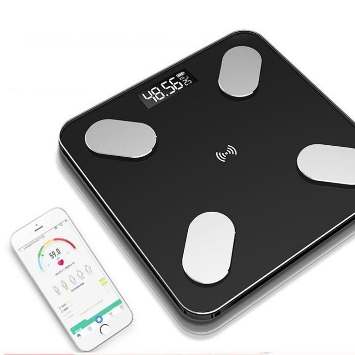cân sức khỏe phân tích lượng mỡ và nước trong cơ thể (11 thông số qua smartphone)