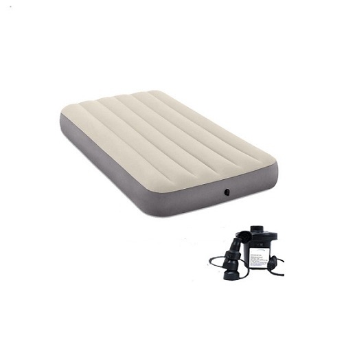 Đệm hơi đơn công nghệ mới 99x191x25cm 64707, nệm 1 người nằm, êm ái thoáng khí, gấp dọn tiện dung - Kèm bơm điện