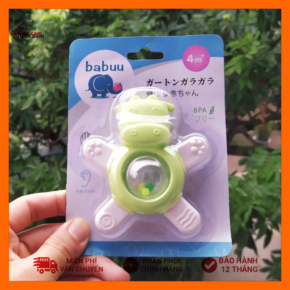 Set đồ chơi xúc xắc gặm nướu phát triển kỹ năng cơ bản cho bé thương hiệu Babuu baby Nhật bản