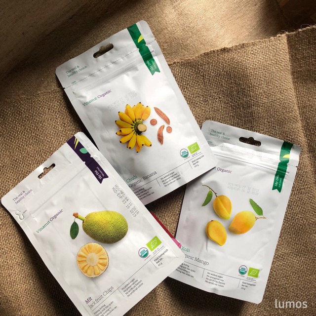 CHUỐI HỮU CƠ SẤY DẺO VINAMIT (100g) - Organic Dried Banana