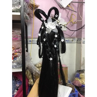 Tóc cổ trang búp bê BJD - size 1/4 -16~19cm