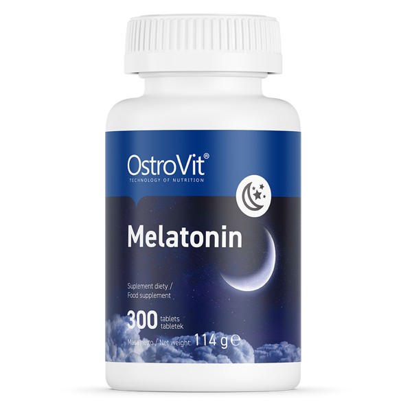 OSTROVIT MELATONIN - HỖ TRỢ CẢI THIỆN GIẤC NGỦ, NGỦ SÂU, NGỦ NGON, GIẢM STRESS (300 VIÊN)