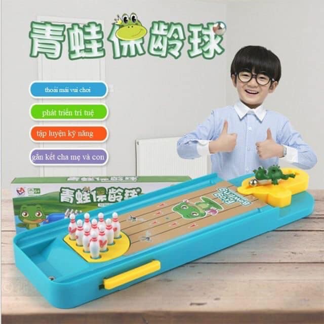 BỘ ĐỒ CHƠI BẮN BOWLING HÌNH RÙA CON ĐÁNG YÊU CHO BÉ